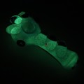 GLASS PIPE COLOR TUBE GLOW IN DARK MARBLE ART GP971 1CT